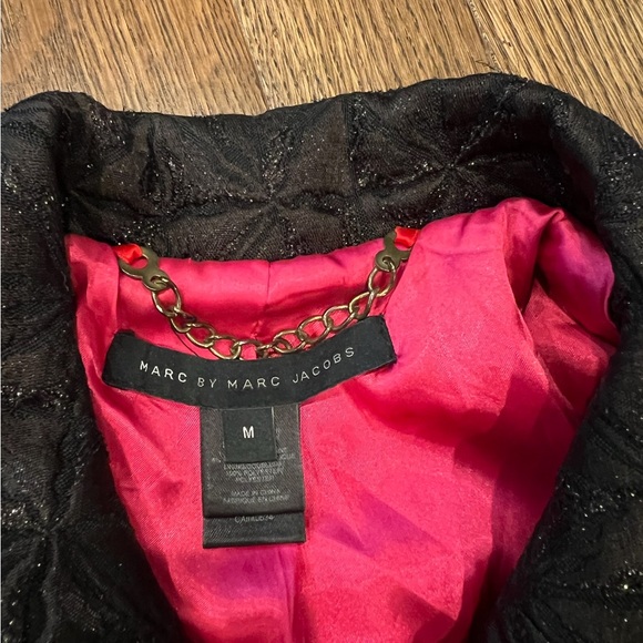Marc by Marc Jacobs Black Fancy Jacket size M - Picture 4 of 7